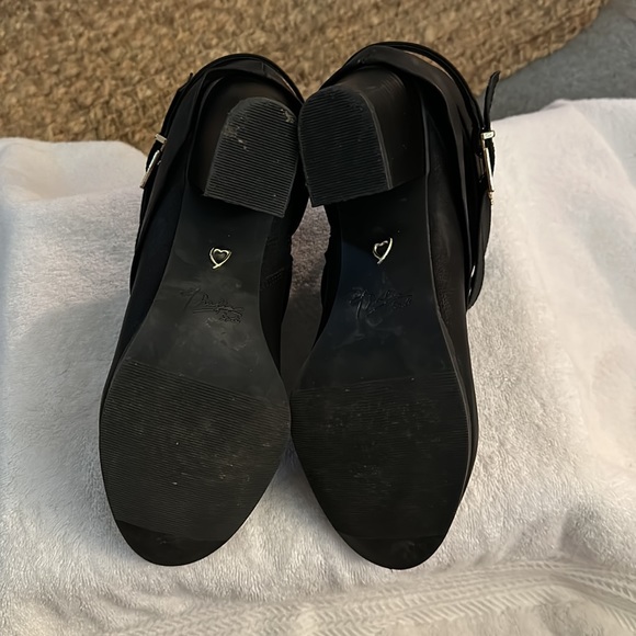 Womens black booties size 9 - Picture 5 of 9